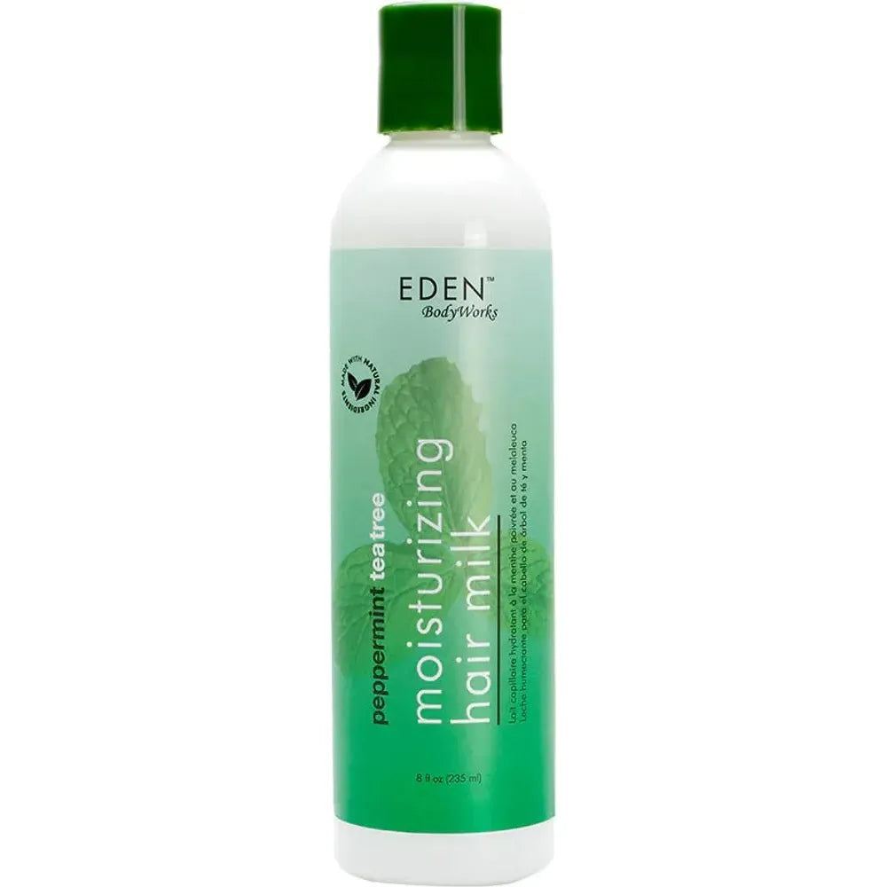 Eden BodyWorks Peppermint Tea Tree Moisturizing Hair Milk 8oz - Beauty Exchange Beauty Supply