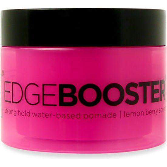 Edge Booster Strong Hold Water-Based Pomade 3.38oz - Lemon Berry Scent - Beauty Exchange Beauty Supply