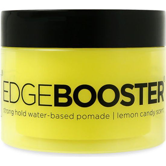Edge Booster Strong Hold Water-Based Pomade 3.38oz - Lemon Candy Scent - Beauty Exchange Beauty Supply