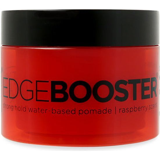 Edge Booster Strong Hold Water-Based Pomade 3.38oz - Raspberry Scent - Beauty Exchange Beauty Supply