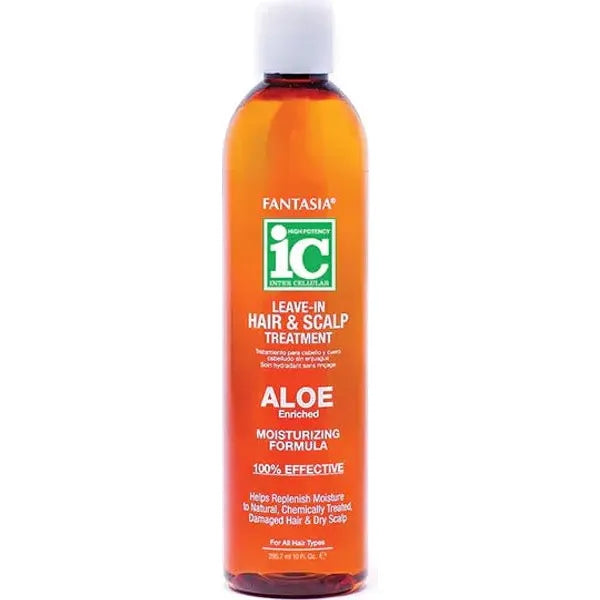 Fantasia IC Aloe Enriched Leave-In Hair & Scalp Treatment 12oz - Beauty Exchange Beauty Supply