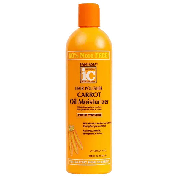 Fantasia IC Hair Polisher Carrot Triple Strength Oil Moisturizer 12oz - Beauty Exchange Beauty Supply