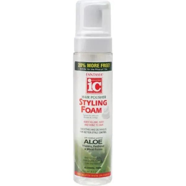 Fantasia IC Hair Polisher Styling Foam with Aloe 8.5oz - Beauty Exchange Beauty Supply
