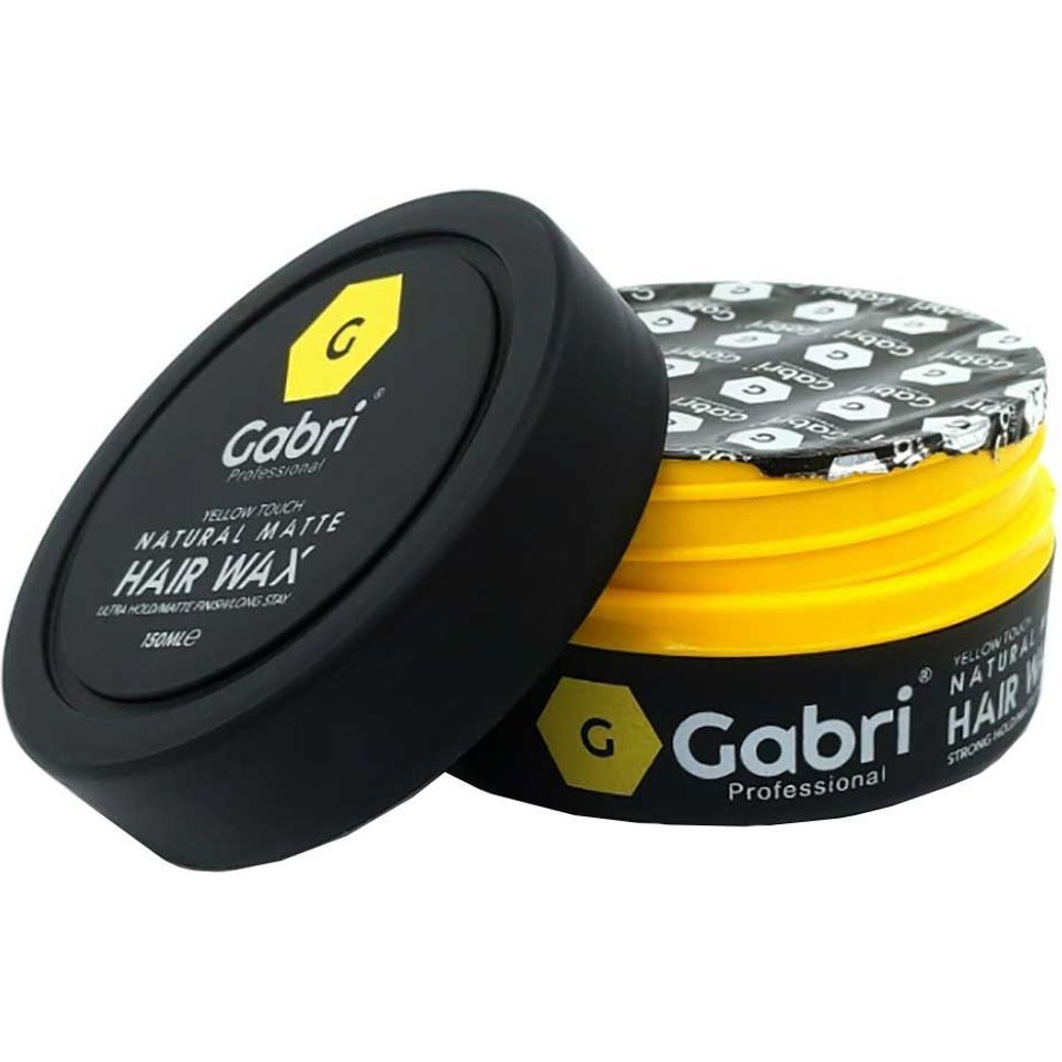 Gabri Hair Yellow Touch Natural Matte Hair Gel Wax 150ml - Beauty Exchange Beauty Supply