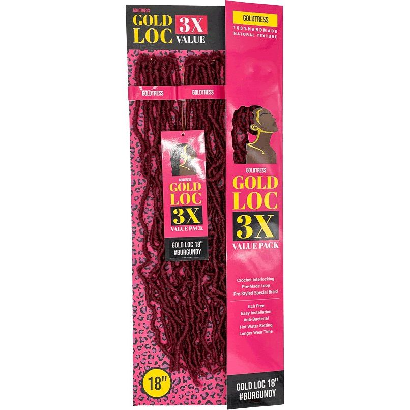 Goldtress Crochet Gold Loc 3x - Beauty Exchange Beauty Supply