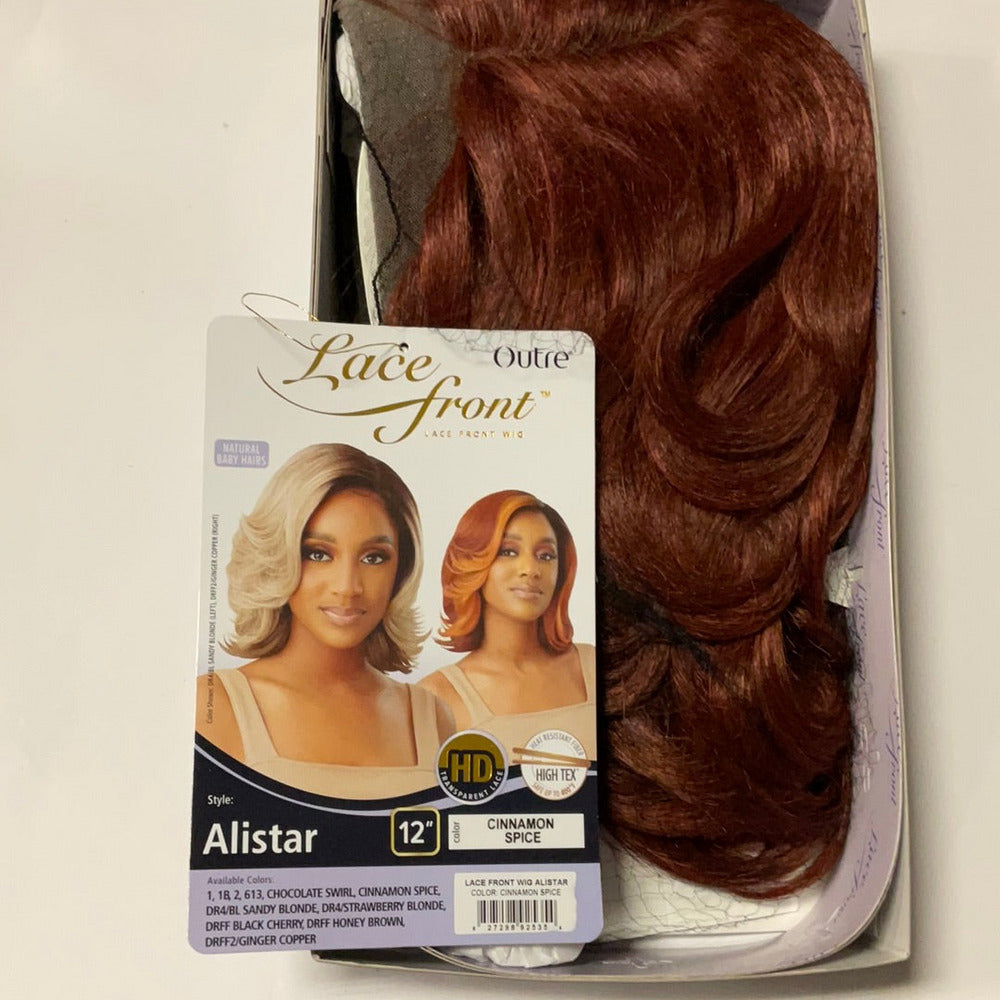 Outre Lace Front Synthetic Swiss HD Transparent Lace Front Wig - Alistar