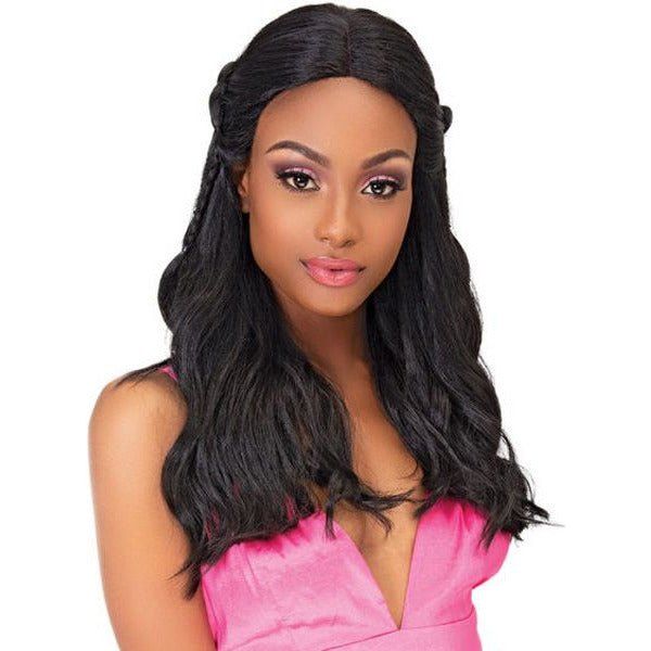 Janet Collection Synthetic Braided Extended Lace Front Wig - Lana - Beauty Exchange Beauty Supply