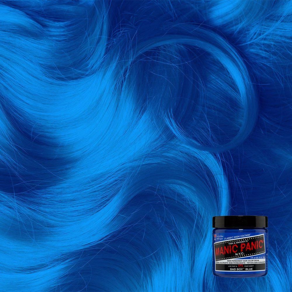 Manic Panic Creamtone Semi Permanent Hair Dye - Bad Boy Blue 4oz - Beauty Exchange Beauty Supply