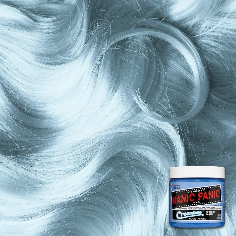 Manic Panic Creamtone Semi Permanent Hair Dye - Blue Angel 4oz - Beauty Exchange Beauty Supply