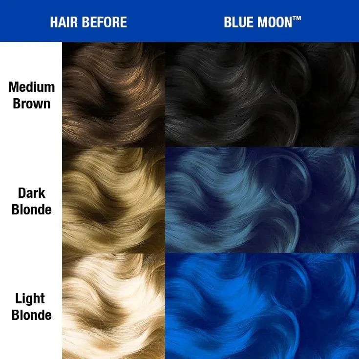 Manic Panic Creamtone Semi Permanent Hair Dye - Blue Moon 4oz - Beauty Exchange Beauty Supply