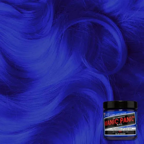 Manic Panic Creamtone Semi Permanent Hair Dye - Blue Moon 4oz - Beauty Exchange Beauty Supply