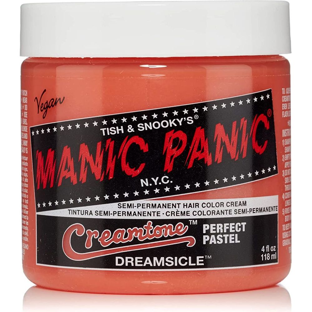 Manic Panic Creamtone Semi Permanent Hair Dye - Dreamsicle 4oz - Beauty Exchange Beauty Supply