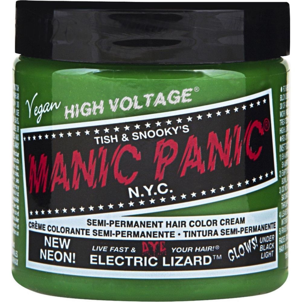 Manic Panic Creamtone Semi Permanent Hair Dye - Electric Lizard 4oz - Beauty Exchange Beauty Supply