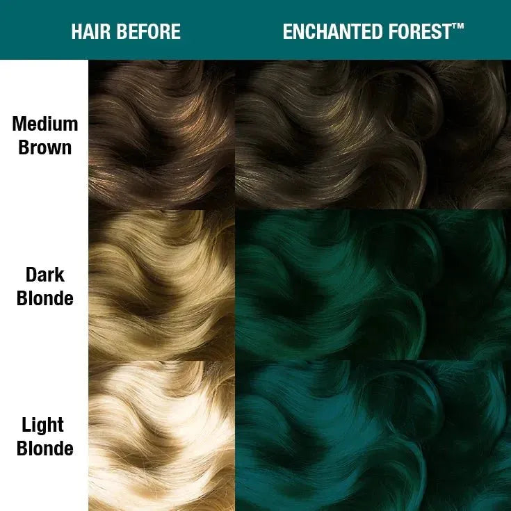 Manic Panic Creamtone Semi Permanent Hair Dye - Enchanted Forest 4oz - Beauty Exchange Beauty Supply