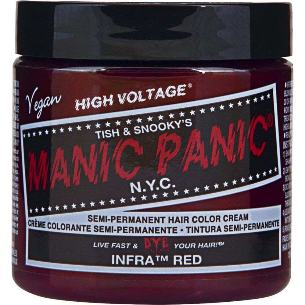 Manic Panic Creamtone Semi Permanent Hair Dye - Infra Red 4oz - Beauty Exchange Beauty Supply