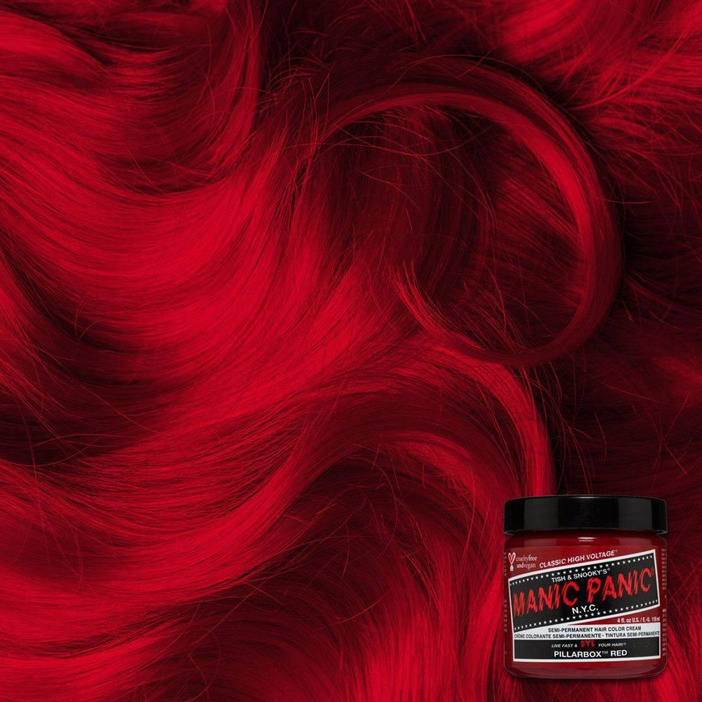 Manic Panic Creamtone Semi Permanent Hair Dye - Pillarbox Red 4oz - Beauty Exchange Beauty Supply