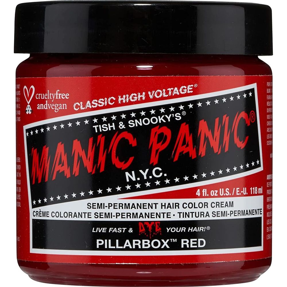 Manic Panic Creamtone Semi Permanent Hair Dye - Pillarbox Red 4oz - Beauty Exchange Beauty Supply
