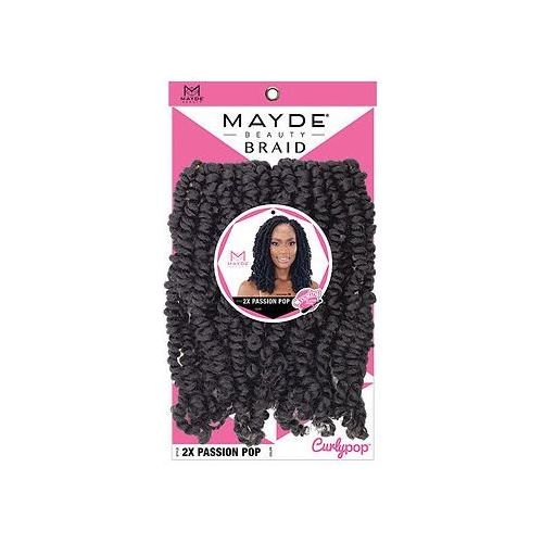 Mayde Beauty Synthetic Crochet Hair - 2X Passion Pop - Beauty Exchange Beauty Supply