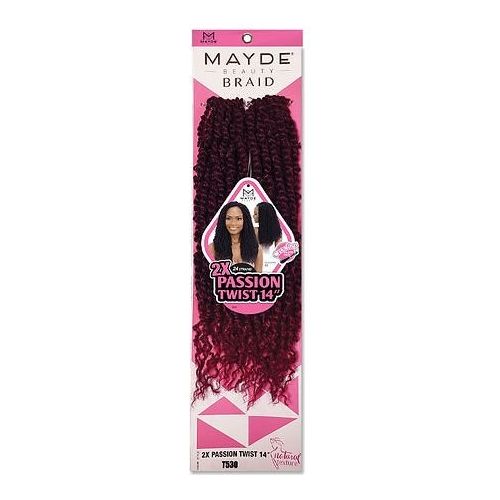Mayde Beauty Synthetic Crochet Hair - 2X Passion Twist 14" - Beauty Exchange Beauty Supply