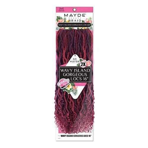 Mayde Beauty Synthetic Crochet Hair - Wavy Island Gorgeous Locs 16" - Beauty Exchange Beauty Supply