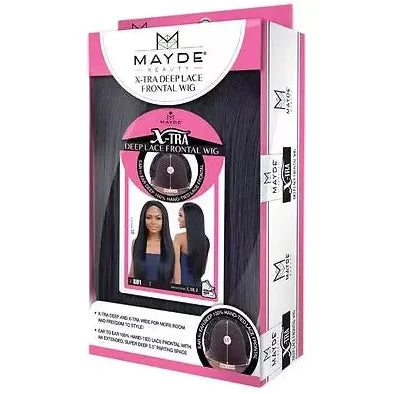 Mayde Beauty X-tra Deep Synthetic Lace Frontal Wig - X01 - Beauty Exchange Beauty Supply
