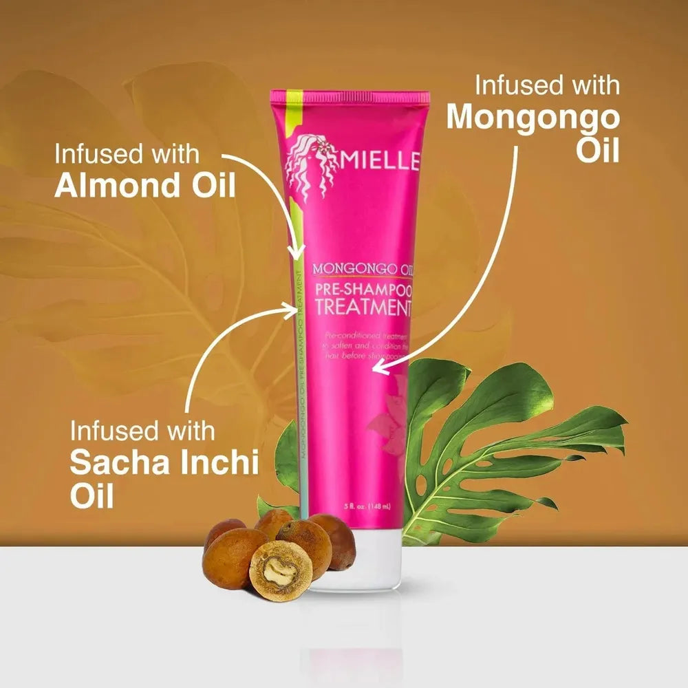 Mielle Mongongo Oil Pre-Shampoo Treatment 5oz - Beauty Exchange Beauty Supply