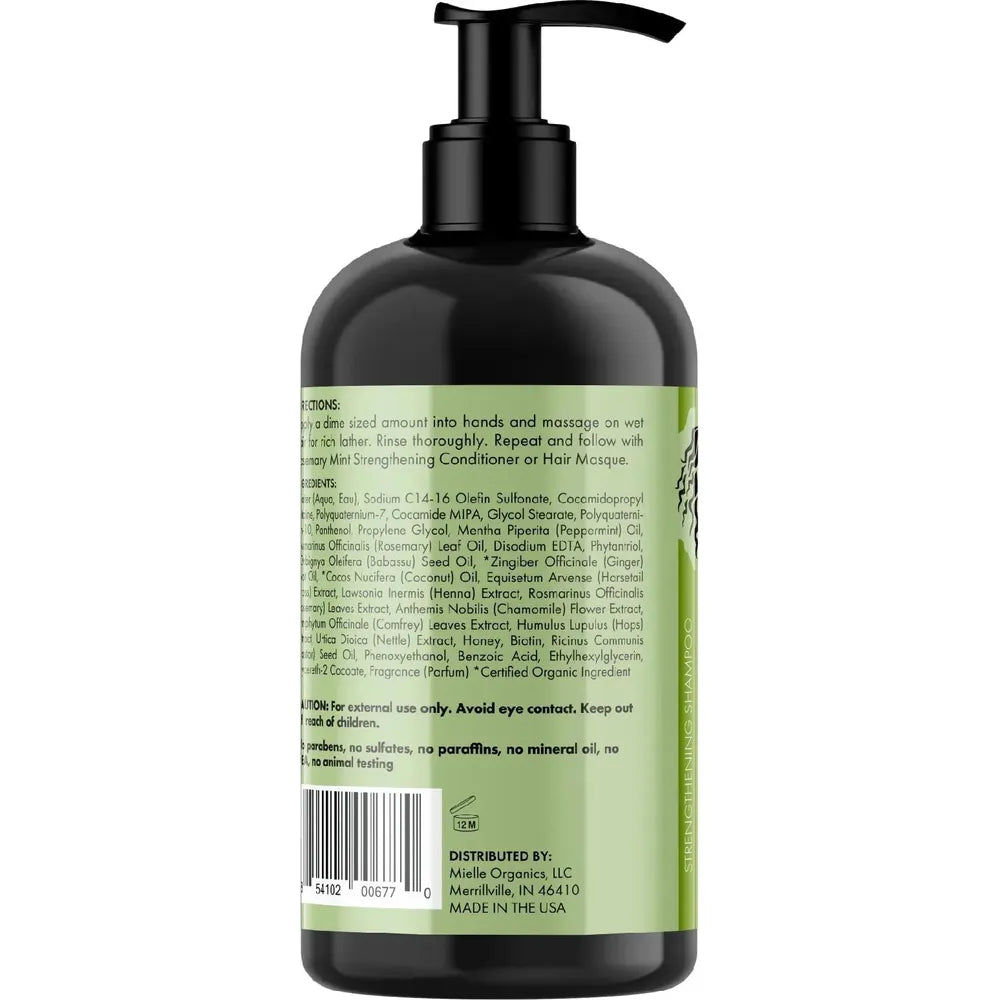 Mielle Rosemary Mint Blend Strengthening Shampoo 12oz - Beauty Exchange Beauty Supply