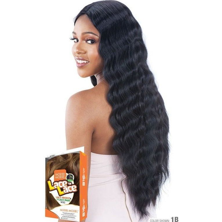 Model Model 5" Lace to Lace Synthetic Lace Front Wig - Triple Barrel Curl 020 - Beauty Exchange Beauty Supply