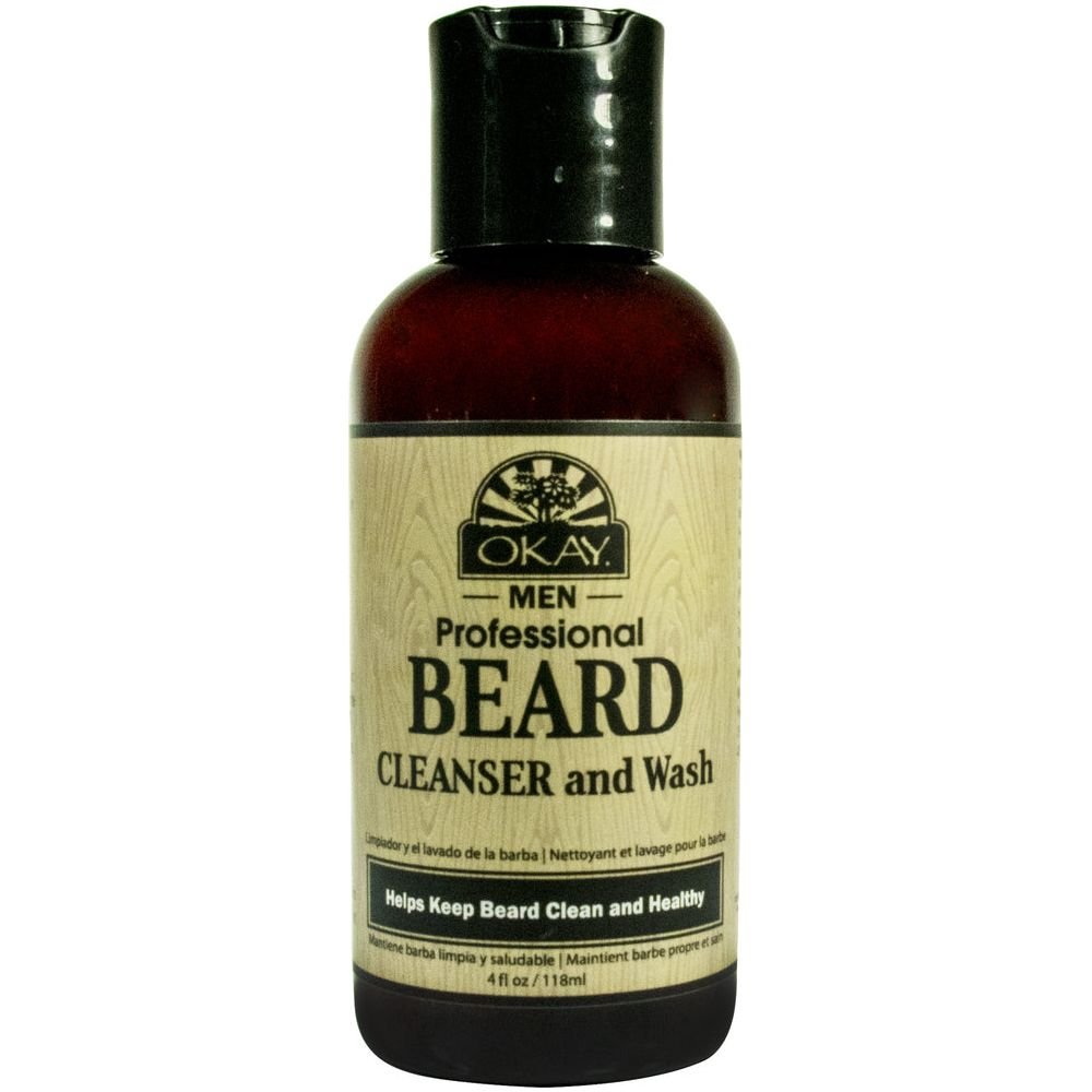 OKAY MEN BEARD CLEANSER 4oz - Beauty Exchange Beauty Supply