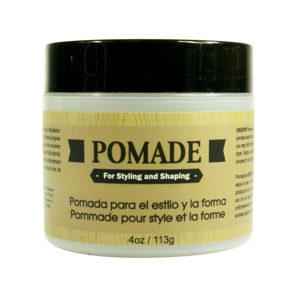 OKAY MEN HAIR POMADE 4oz - Beauty Exchange Beauty Supply