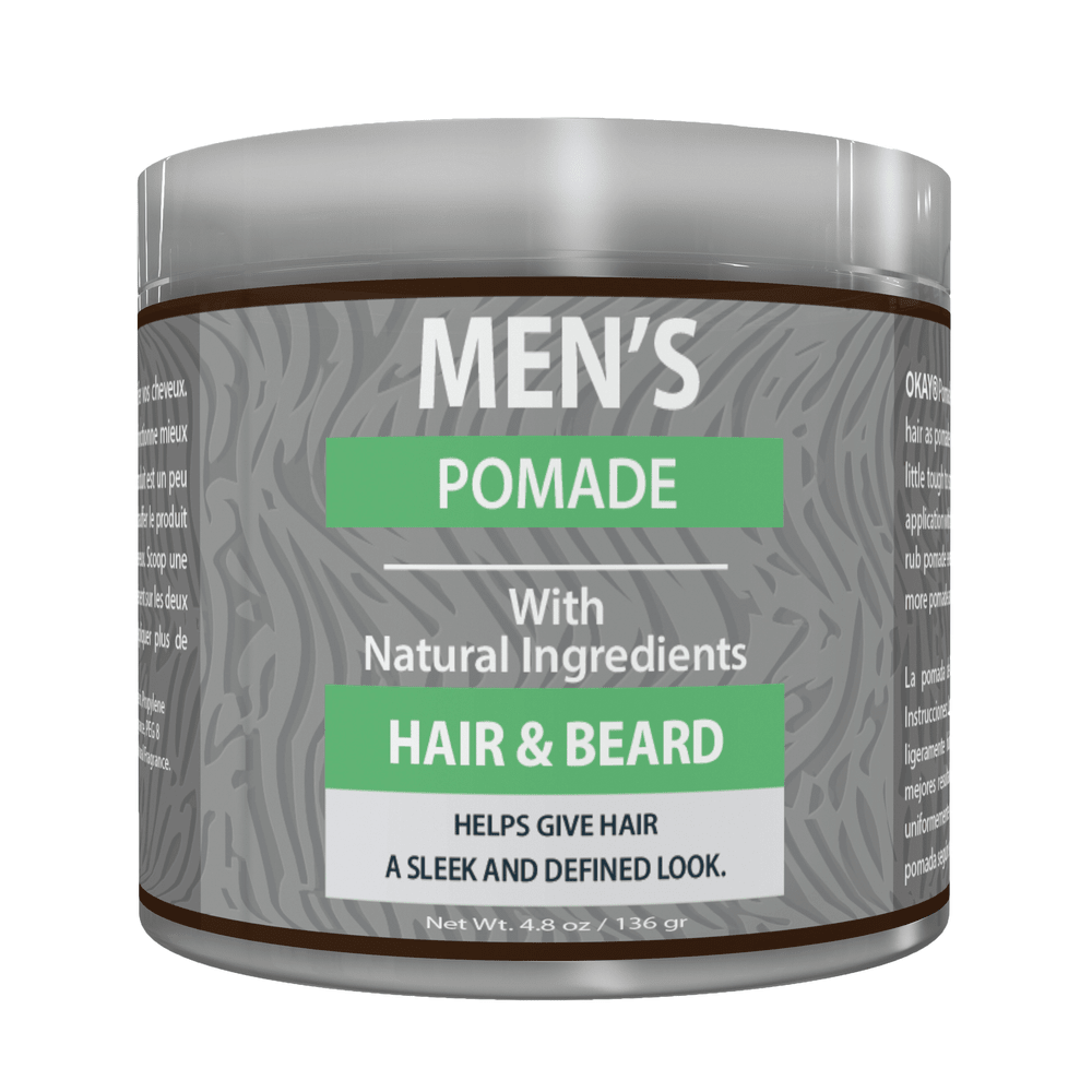 OKAY Men Natural Hair Gel Pomade 4.8oz - Beauty Exchange Beauty Supply