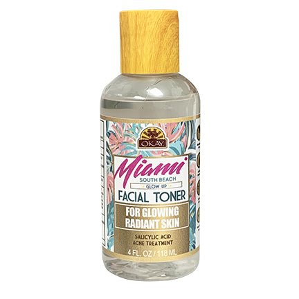 OKAY Miami South Beach Anti‑Acne Facial Toner 4 oz - Beauty Exchange Beauty Supply