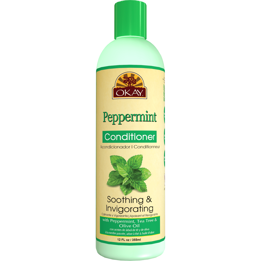 OKAY Peppermint Soothing and Invigorating Conditioner 12oz - Beauty Exchange Beauty Supply
