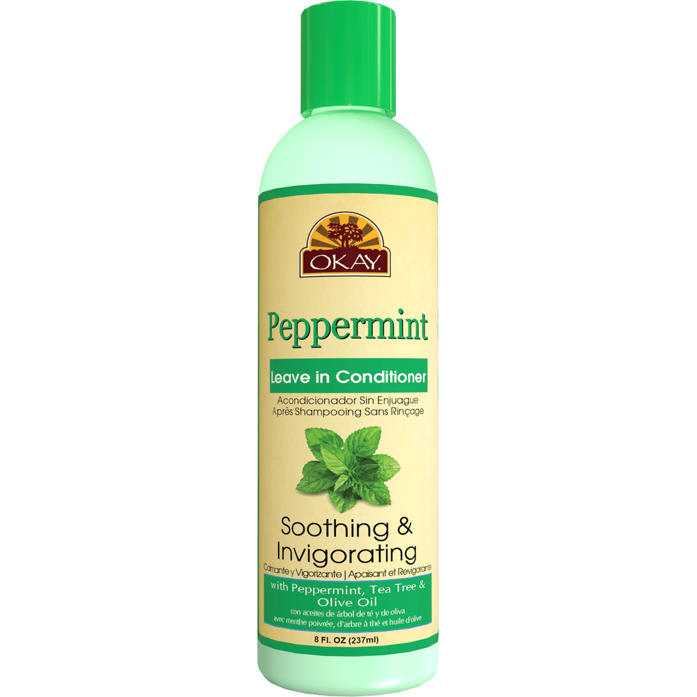 OKAY Peppermint Soothing and Invigorating Leave - In Conditioner 8oz - Beauty Exchange Beauty Supply