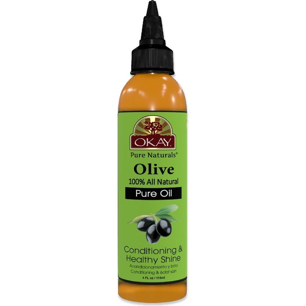 OKAY Pure Naturals 100% Pure Olive Oil for Skin and Hair - 4oz - Beauty Exchange Beauty Supply