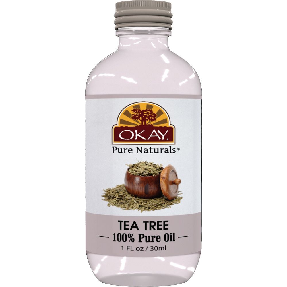 OKAY Pure Naturals 100% TEA TREE OIL 1oz / 30ml - Beauty Exchange Beauty Supply