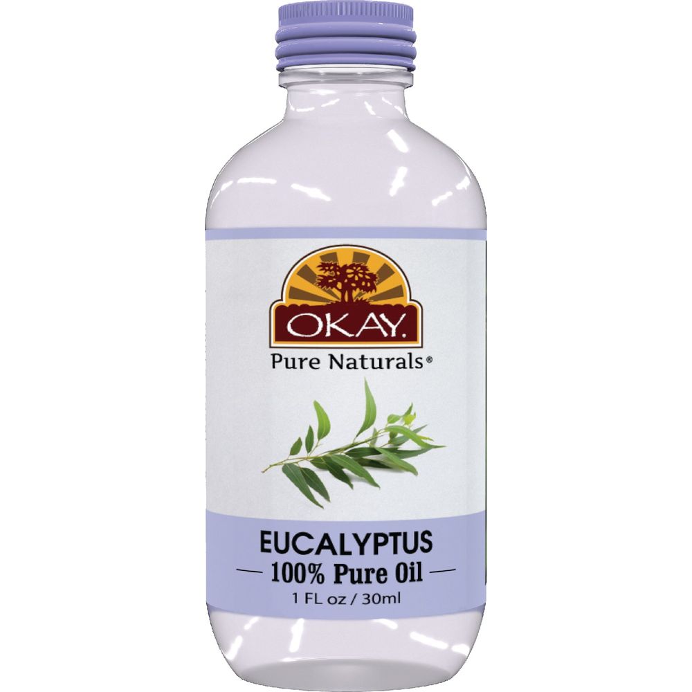 OKAY Pure Naturals Eucalyptus Essential Oil 1oz - Beauty Exchange Beauty Supply