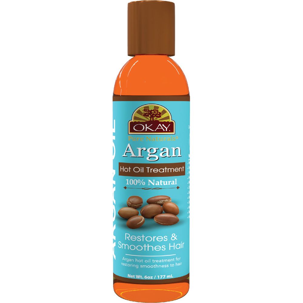 OKAY Pure Naturals HOT OIL TREATMENT ARGAN 6oz - Beauty Exchange Beauty Supply