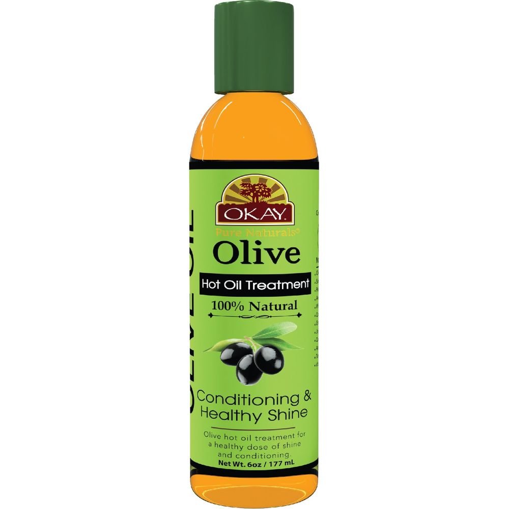 OKAY Pure Naturals HOT OIL TREATMENT OLIVE 6oz - Beauty Exchange Beauty Supply