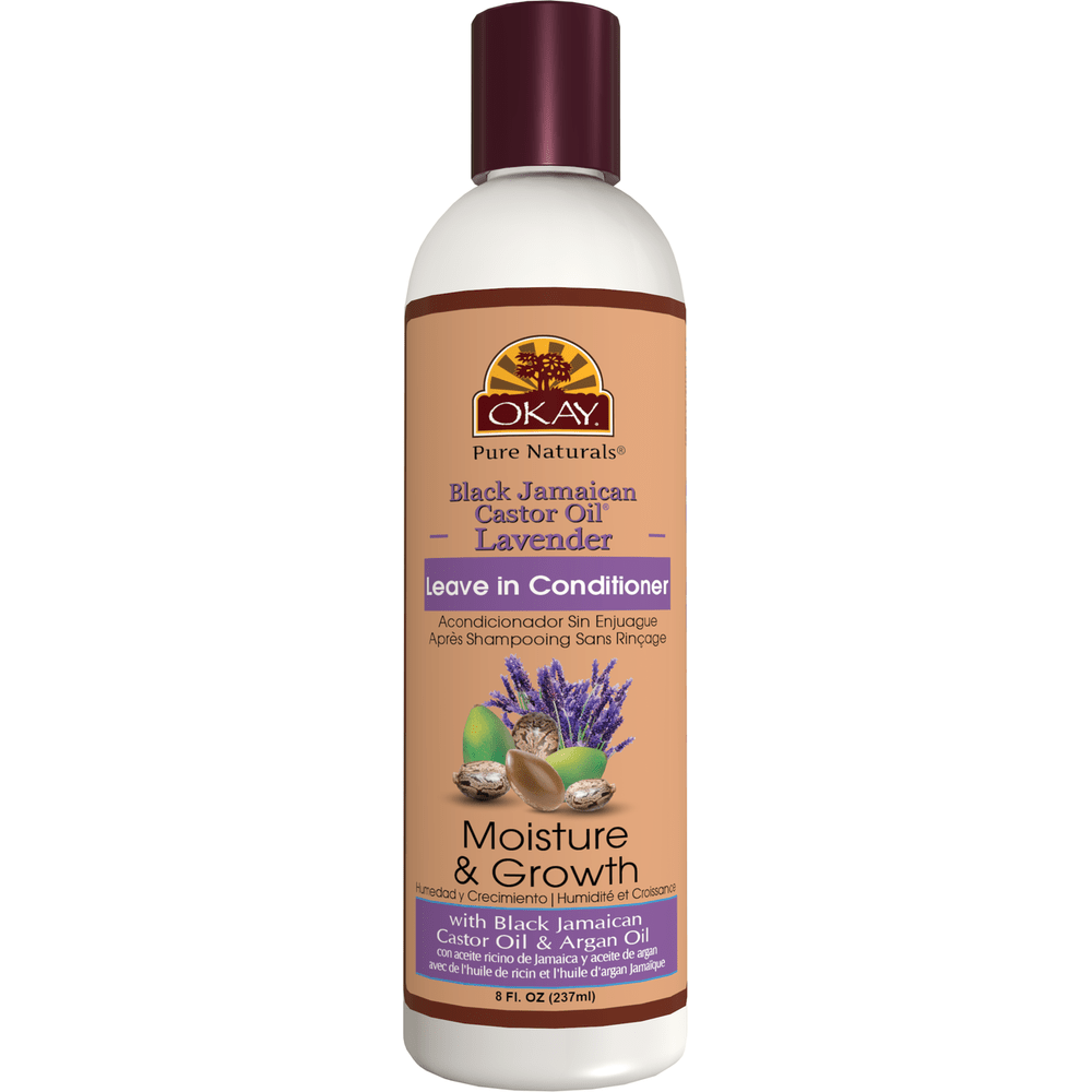 Okay Pure Naturals Jamaican Castor Oil Lavender Leave - In Conditioner 8 oz - Beauty Exchange Beauty Supply