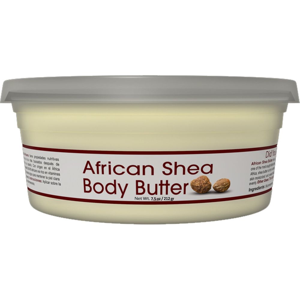 OKAY Pure Naturals Shea Butter White Jar 7.5 oz - Beauty Exchange Beauty Supply