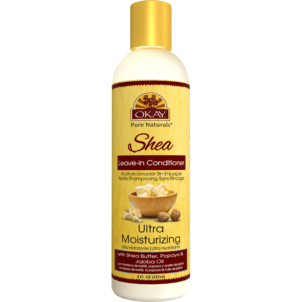 OKAY Pure Naturals SHEA LEAVE IN CONDITIONER 8oz / 237ml - Beauty Exchange Beauty Supply