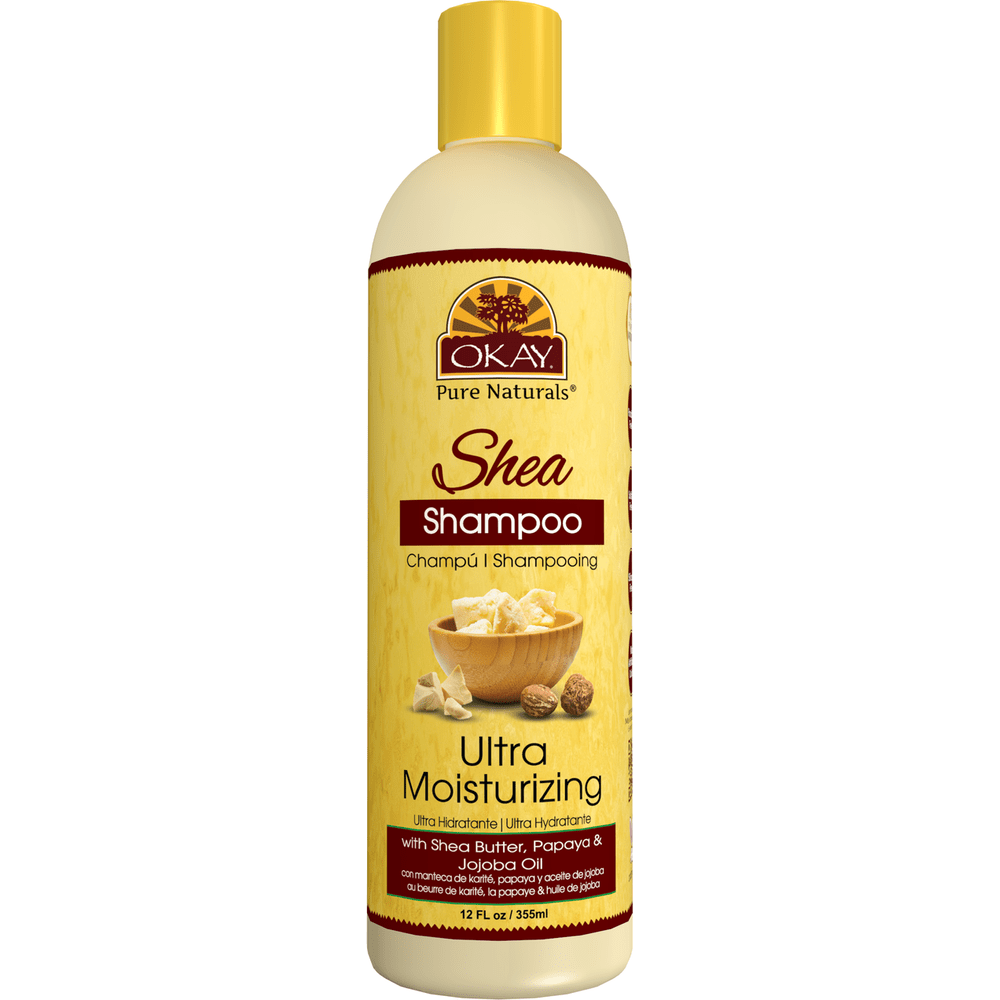 OKAY Shea Moisturizing Shampoo - 12oz - Beauty Exchange Beauty Supply