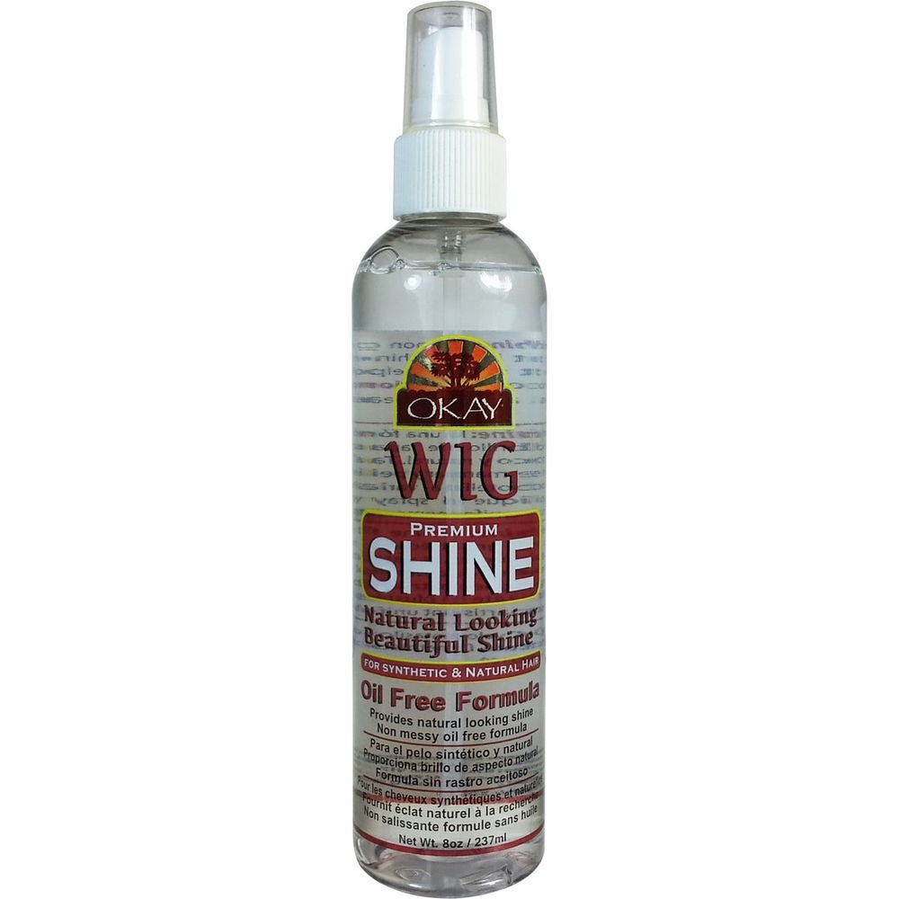 OKAY WIG SHINE OIL FREE FORMULA 8oz/237ml - Beauty Exchange Beauty Supply
