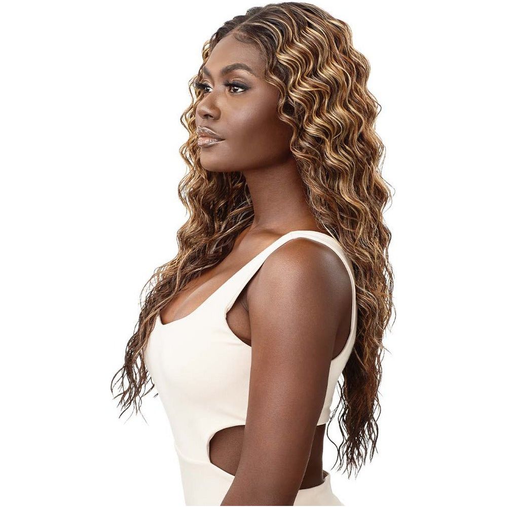 Outre 100% Human Hair Blend 13x6 360 Frontal HD Lace Wig - Andreina 24" - Beauty Exchange Beauty Supply