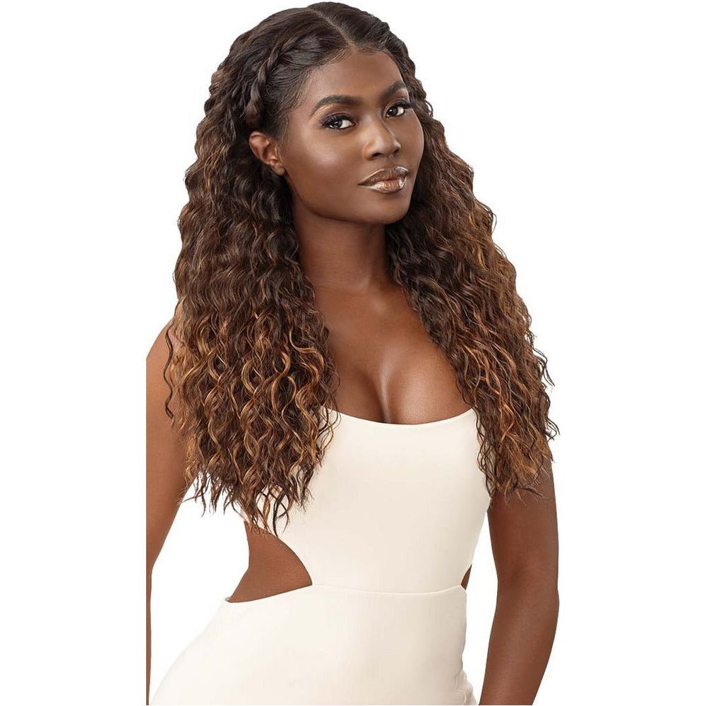 Outre 100% Human Hair Blend 13x6 360 Frontal HD Lace Wig - Andreina 24" - Beauty Exchange Beauty Supply