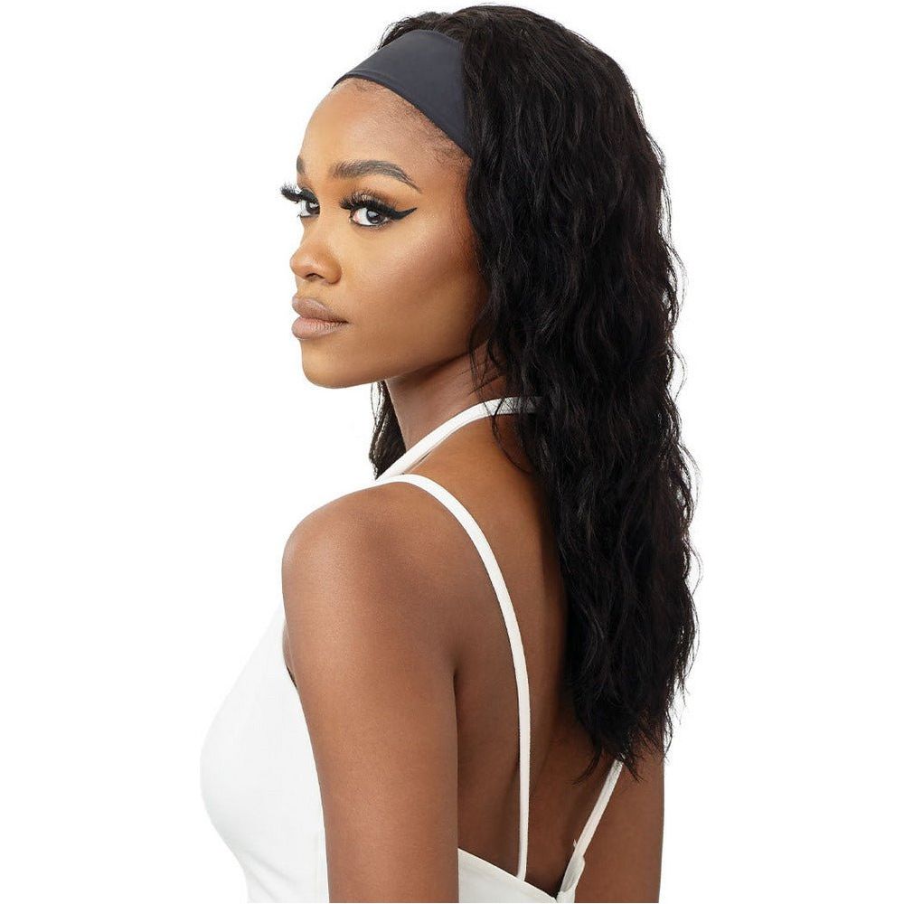 Outre 100% Human Hair Headband Wig - Wet & Wavy Loose Body 20" - Beauty Exchange Beauty Supply