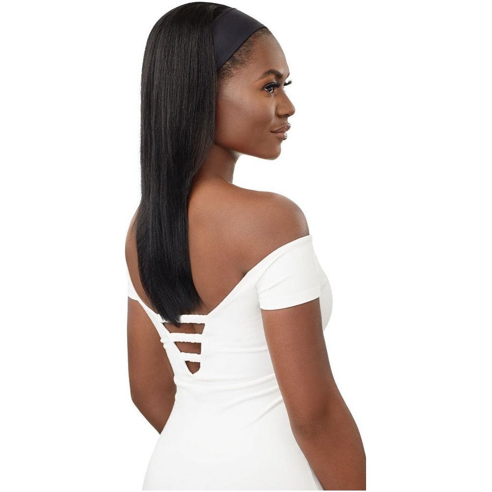 Outre 100% Unprocessed Human Hair Headband Wig - Natural Straight 20" - Beauty Exchange Beauty Supply