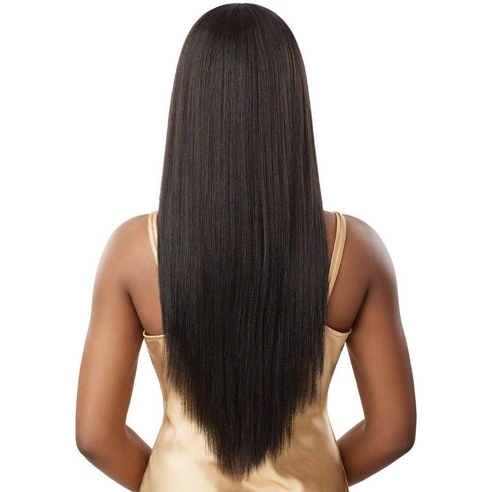Outre 5x5 Lace Closure Wig 100% Human Hair Blend Wig - YAKI STRAIGHT 26" - Beauty Exchange Beauty Supply