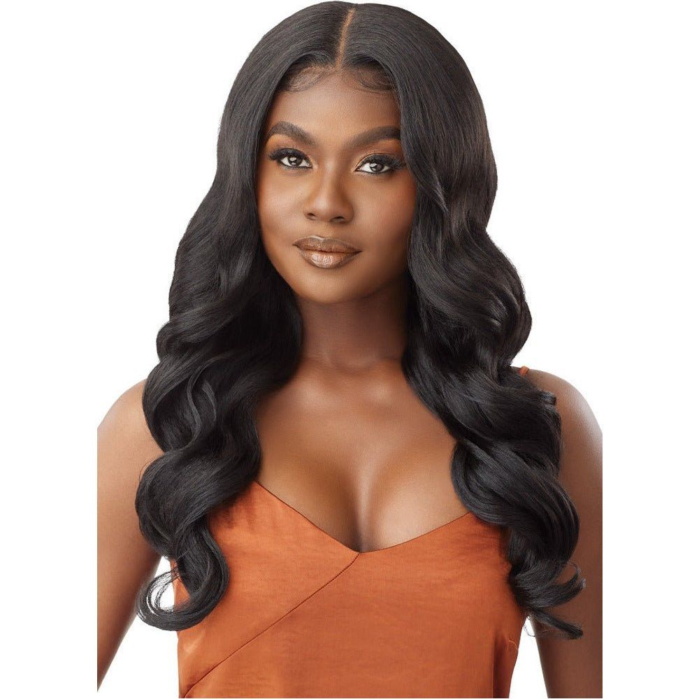 Outre 5x5 Lace Closure Wig Human Hair Blended Lace Closure Wig - Body Curl 24" - Beauty Exchange Beauty Supply